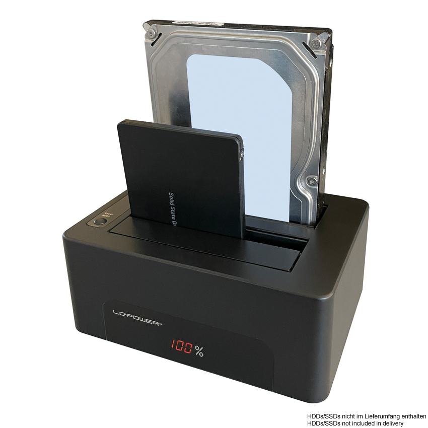 LC-Power LC-DOCK-U3-VHDD docking station - Image 2