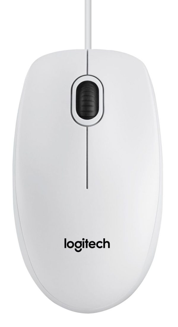 LOGITECH B100 White Optical Miš u bijeloj boji