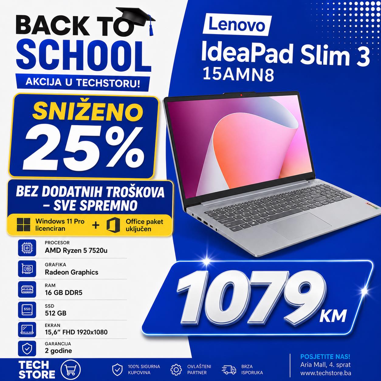 Lenovo IdeaPad Slim 3 15AMN8