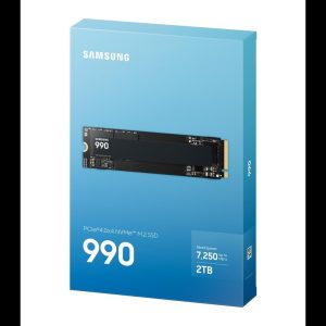 Samsung SSD 990 2TB NVMe M.2PCIe 4.0 x4,7250MB/s read,6450MB/s write