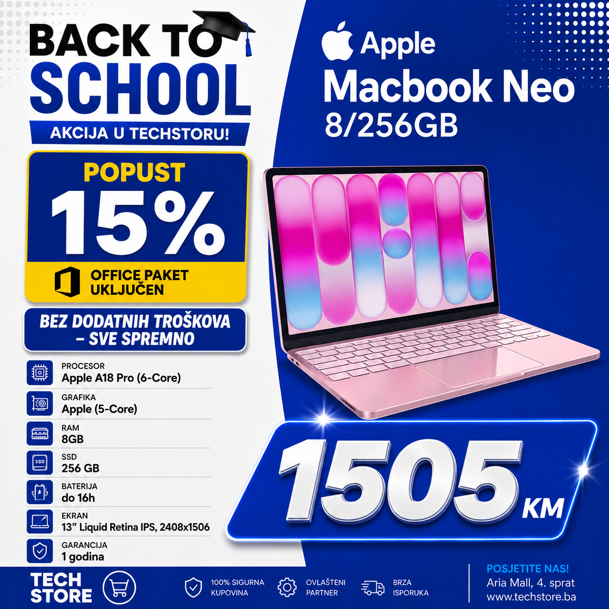 Apple Macbook Neo 8/256 Blush