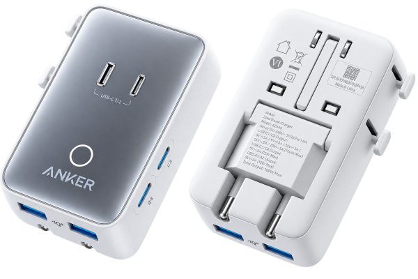 ANKER NANO TRAVEL ADAPTER (5IN1) 20W BIJELI