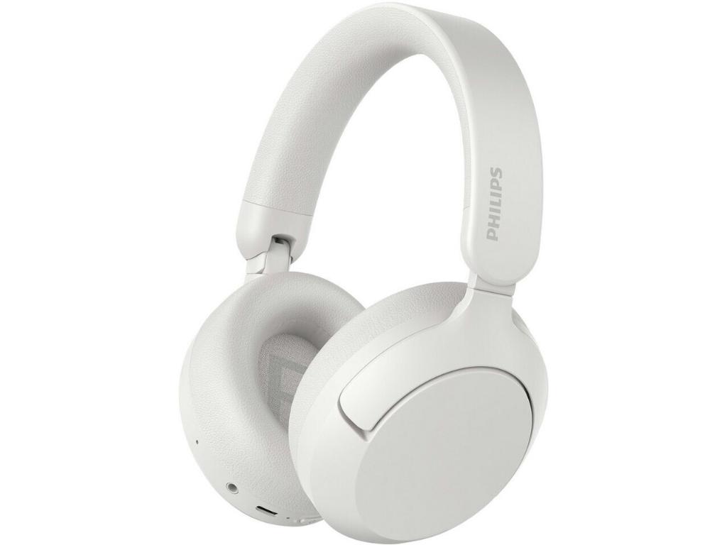 Philips TAH6000WT slušaliceprilagodljivo blokiranje bukeBT 6.0; reprodukcija do 80h; BIJELE