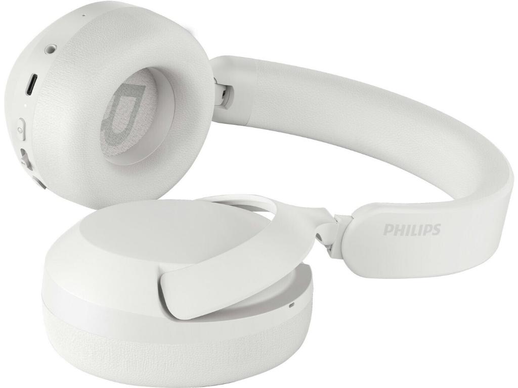 Philips TAH6000WT slušaliceprilagodljivo blokiranje bukeBT 6.0; reprodukcija do 80h; BIJELE - Image 4