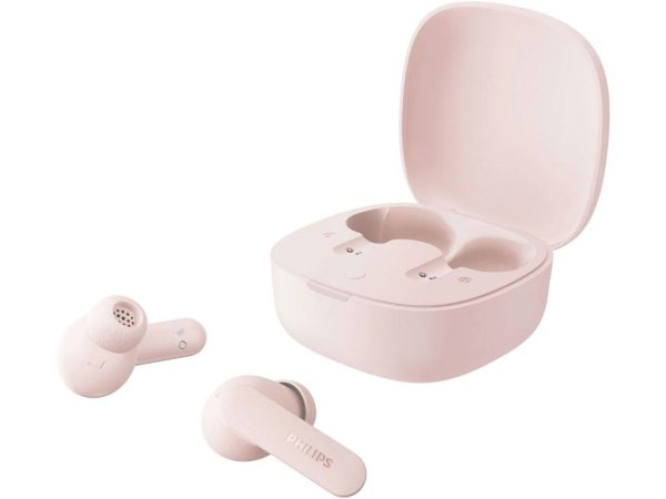 Philips TAT2100PK BT slušalicedo 36h baterija; BT 6.0; IPX4; 4 mikrofona; pogonske jedinice od 10 mm
