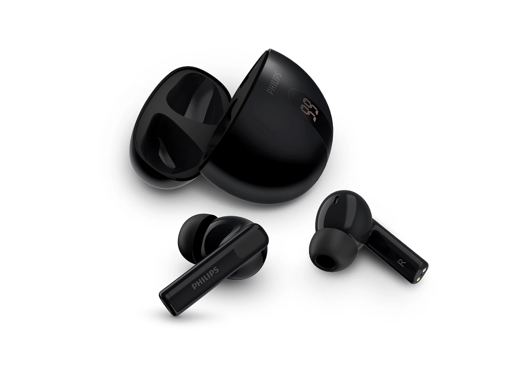 Philips TAT2520BK/00 bežičnBlokiranje buke; 2 AI mikrofonDo 20 sati reprodukcije; zastita IPX4
