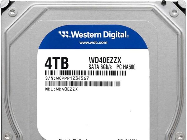 WD HDD 4TB SATA3 128MBBlue,5400RPM