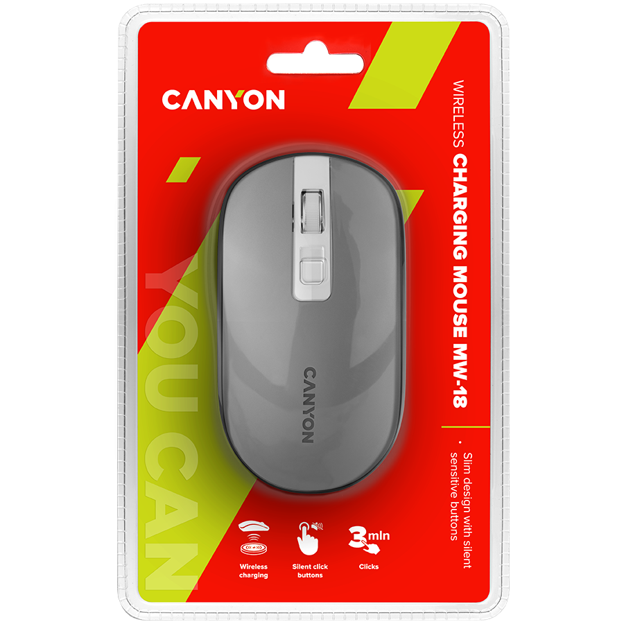 WIRELESS CANYON MW-18 SILENT DARK GREY