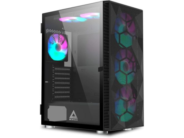 Montech Case X3 Mesh Mid tower, ATX 6x RGB Fans