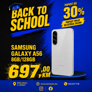 SAMSUNG GALAXY A56 8GB/128GB WHITE