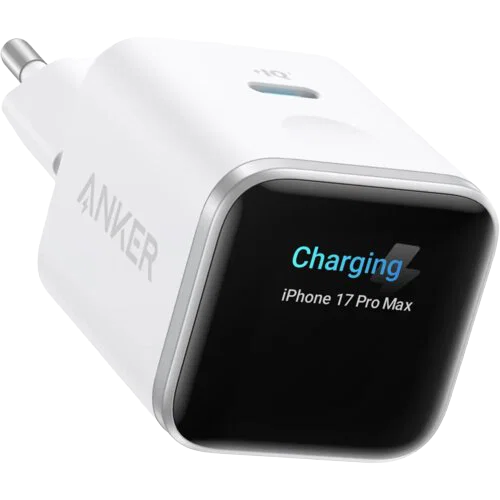ANKER NANO CHARGER 45W SMART DISPLAY BIJELI