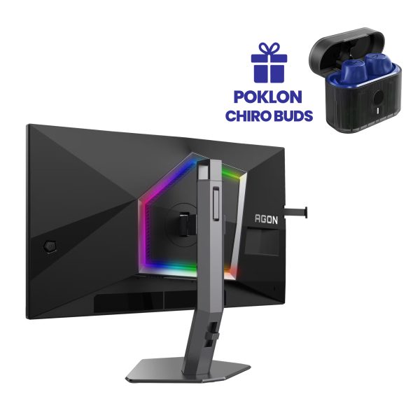 MONITOR AOC AGON AG256FS 24,5'' POKLON HyperX Chiro Buds