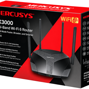 MERCUSYS MR80X AX3000 DUAL BAND RUTER