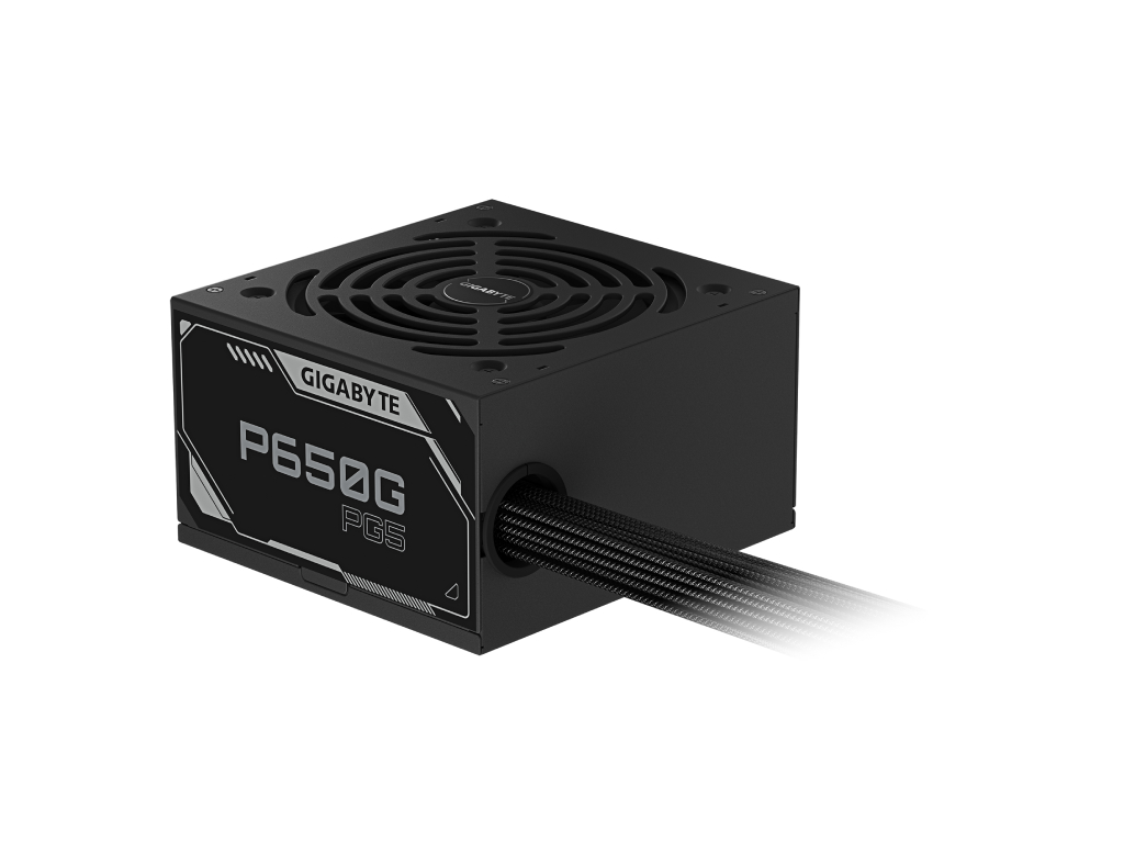 Gigabyte PSU P650W PCIe 5.1 80+ Gold, ATX 3.1, silent fan 650w - Image 4
