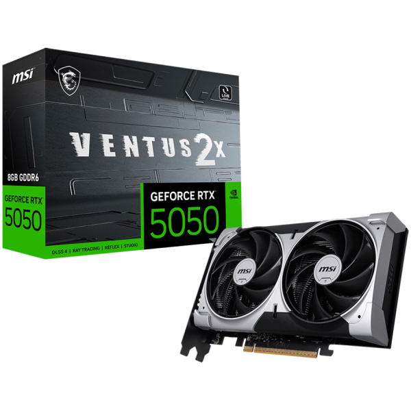 MSI RTX 5050 Ventus 2X OC 8GB 1x HDMI, 3x DP 128-bit