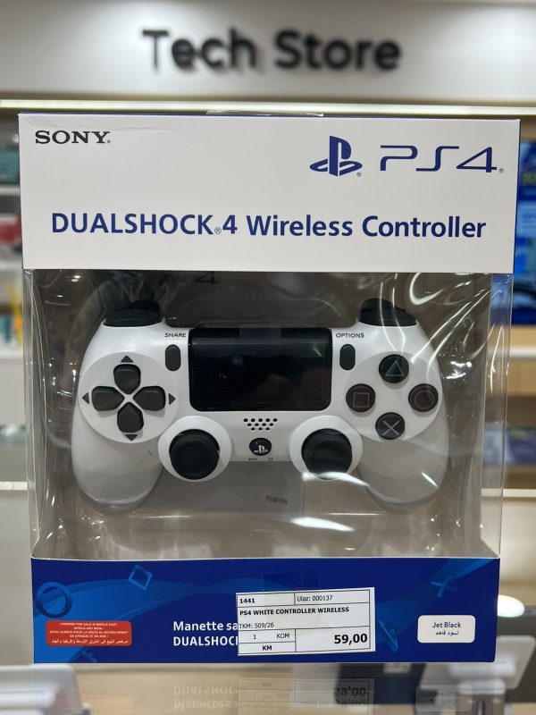 PS4 WHITE CONTROLLER WIRELESS