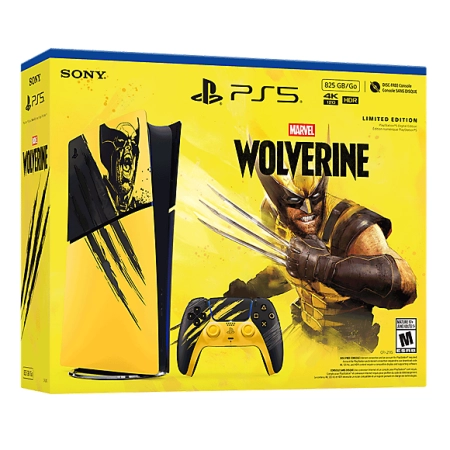 Playstation 5 Slim Digital Edition Konzola Marvels Wolverine Battle Yellow Limited Edition - Image 2