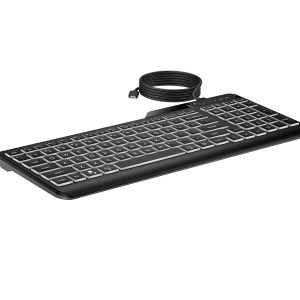 HP 400 backlit wired keyboard