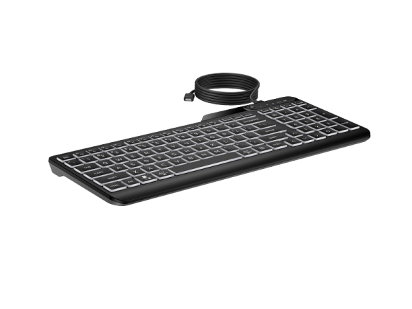 HP 400 backlit wired keyboard