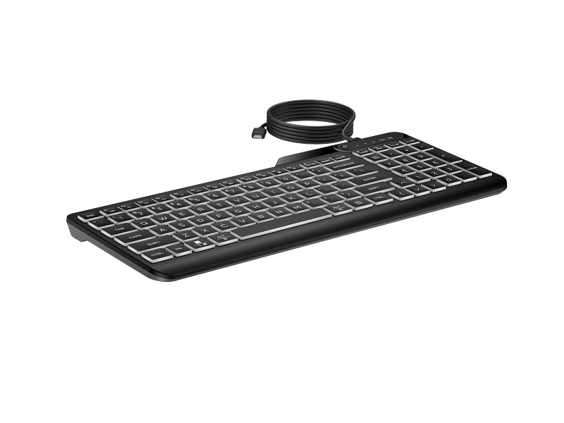 HP 400 backlit wired keyboard