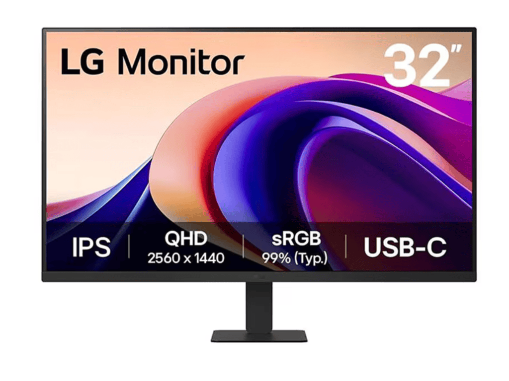 LG 32U631A-B 31.5"monitor, 100Hz, QHD, IPS, 16:9, 250 cd/m2, 5 ms, HDMI, USB-C - Image 3