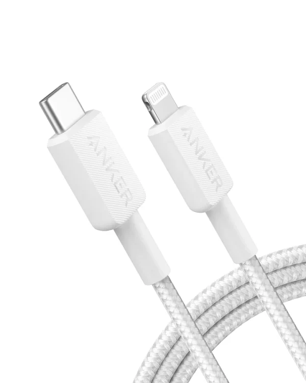 ANKER 322USB-C TO LIGHTNING CABLE 3FT DURABLE BRAIDED FAST CHARGING