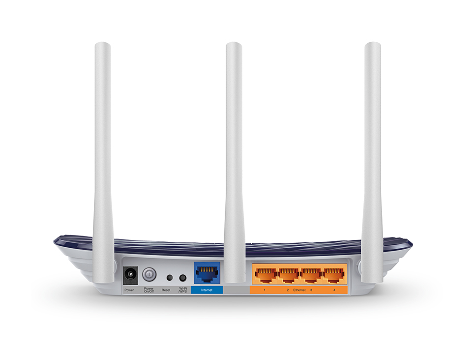 TP-Link ARCHER C20 ruter AC750 Dual Band, 3x extra kvalitetne eksterne antene - Image 2