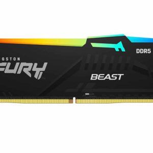 Kingston 16GB 5600MHz DDR5 RGBFury Beast RGB (2x8), CL40XMP 3.0 Ready