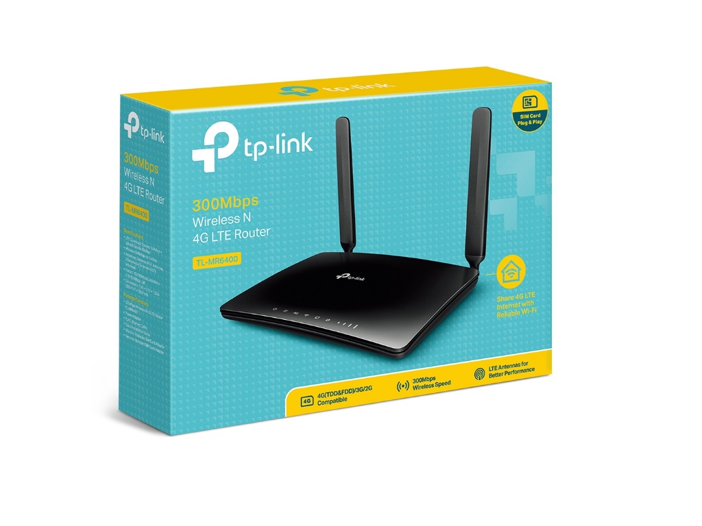 TP-Link TL-MR6400 300 Mbps Wireless N 4G LTE Router - Image 3